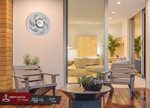 Venti-Delta Oscilante de Parede Free 40 cm Grande Plástica, Bivolt, 654301, 140 W, Branco