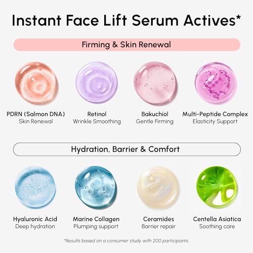MAREE PDRN Serum – Peptides Serum for Face Anti-Aging – Salmon DNA Face Serum with Retinol, Niacinamide & Collagen – Hydrating Facial Serums for Women – Glass Skin Glow Wrinkle Care Moisturizer