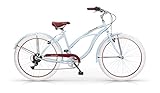 MBM Honolulu Bicicleta para mujer, 45 cm, color azul