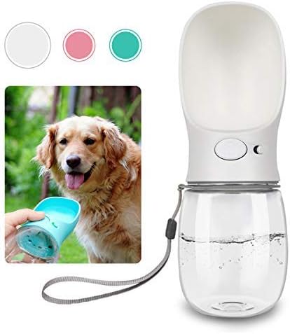 Dog Water Bottle for Walking, Dispenser Pet Portable Dogs Cats 12OZ 19OZ Travel Drink Bottle Bowls BPA Freee,Leak Proof,Food Grade (12oz…