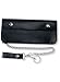 Carroll Leather Black Trucker Wallet