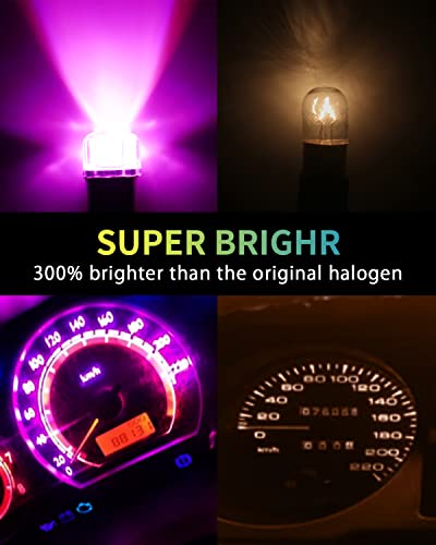 Yongming Ba9S Led Car Bulbs Ba9 53 37 1895 1891 Led Bulb Pink 47830 64111 Led Lamp For Car Interior License Plate Light Side Marker Lights Pack Of 10… #TOP6
