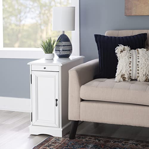 Powell Furniture Butler Accent Table, White, Small - Thumbnail 3