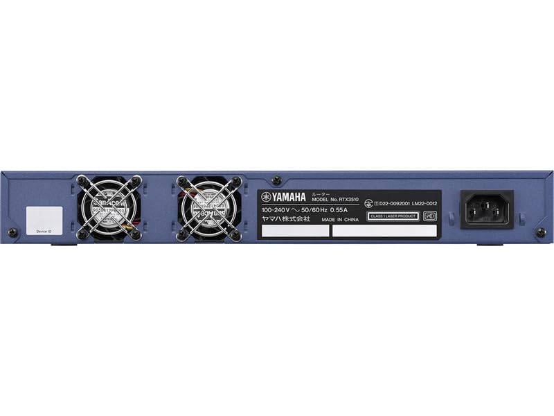 【美品】YAMAHA RTX3510 10ギガアクセスVPNルーター Amazon | ヤマハ 10ギガアクセスVPNルーター RTX3510 | ヤマハ(YAMAHA