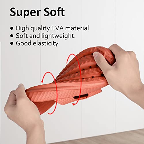 DOUUCO Cloud Sliders for Women and Men - Pillow Super Soft Cozisliders Slippers Open Toe - Shower Pool Summer Flip Flop Sandals House Slides for Indoor & Outdoor - Image 6