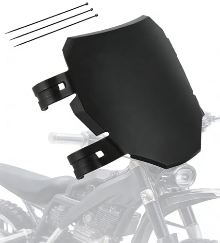 Black Front License Number Plate for Electric Dirt Bike, Universal Fit Electric Motocross Front Number Plate Holder