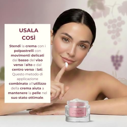 Bottega Verde - Uva Preziosa Ricarica Crema Viso, 50Ml, Antiossidante E Idratante, Con Estratto Iperfermentato Di Uva Rossa, Per Pelli Normali - 6