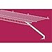 ClosetMaid Wire Shelving Support Brackets for 16 in. Deep Shelves, 12-Pack, with Anchors & Pins for Installation, White