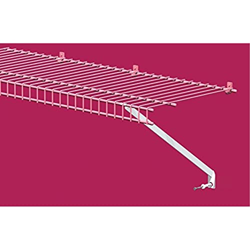 ClosetMaid Wire Shelving Support Brackets for 16 in. Deep Shelves, 12-Pack, with Anchors & Pins for Installation, White by ClosetMaid - Image 2