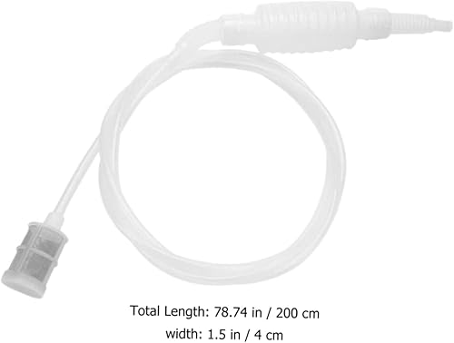 Miniatura 6 de ABOOFAN Kit de sifón de 2 juegos de fabricación de cerveza lavadora a presión manguera sifón filtro de sifón de transferencia de vino manguera de