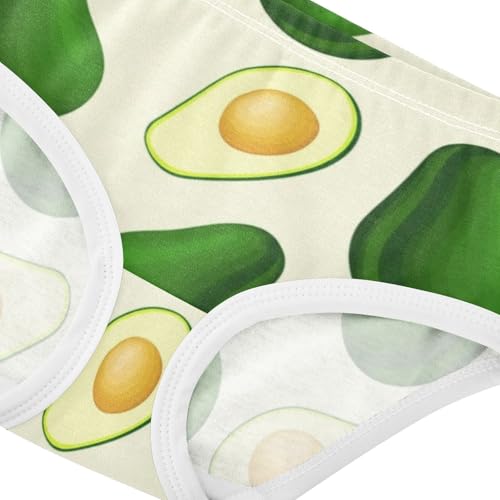 Artistic Girls Underwear Toddler 2t Cotton Girl Panties Cute Avocados Green Briefs Girls Undies4