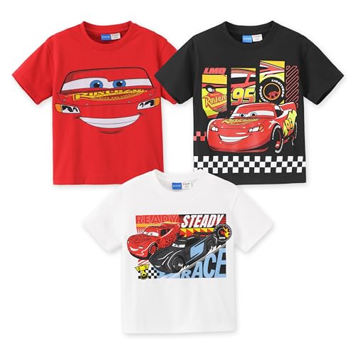 Disney Pixar Cars Lightning McQueen Baby Boy Short Sleeve T-Shirt