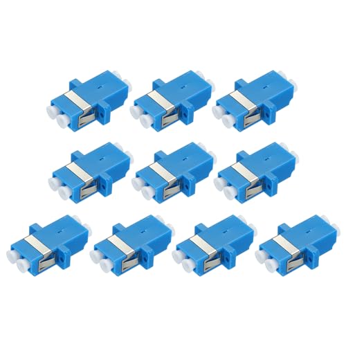 QUARKZMAN - QUARKZMAN Fibre Optique Coupleur LC à LC UPC Simple Mode Double Adaptateur LC-LC UPC pour réseau Internet Connecteur 10pcs