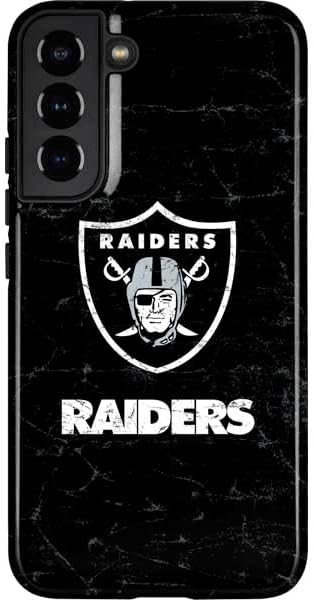 Skinit Pro Phone Case Compatible with Galaxy S22 Plus - Officially Licensed NFL Las Vegas Raiders Vintage Design