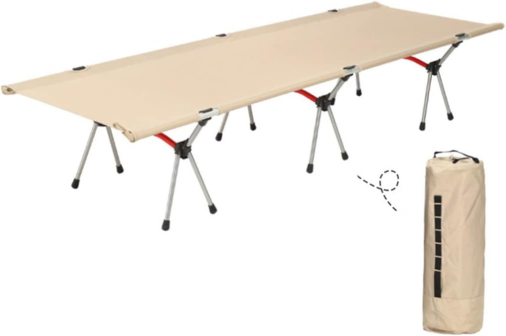 Outdoor Portable Folding Camp Camping Equipment Sleeping Bed for Picnic Hiking Backpacking(D)