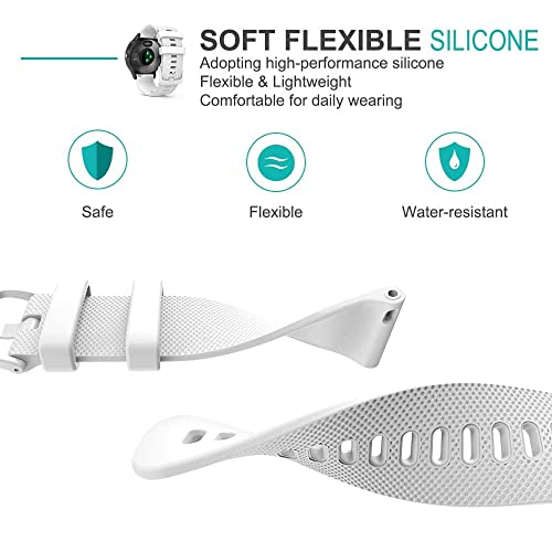 Correa de silicona de 18 mm para Garmin Vivoactive 4S intercambiable 4