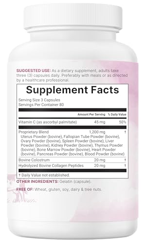 Micro Ingredients Beef Organ Supplement for Women
