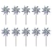 Jooheli Molinete Reflectante, 10 Piezas Molino de Viento Reflectante, Molinillo de Viento Jardin, Repelentes de Pájaros, Molino de Viento Repelente de Aves para Proteger Jardines/Huertos/Patios