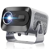 Smart Portable Mini Projector, Electric Focus Auto Keystone Android OS Bluetooth + Dual WiFi Support 4K, HDMI/USB/AV/Audio Bedroom Projector, for Business Home Theater Outdoor Use