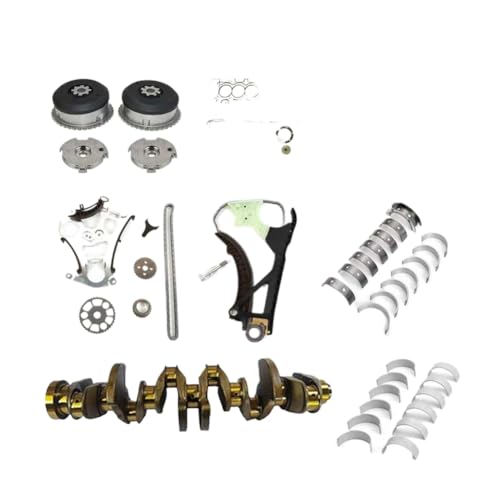 Engine Rebuild Kit Bearing Shell Crankshaft Timing Kit 11217627033 11258619196 11257645958 7580483 Compatible With N55B30 3.0L