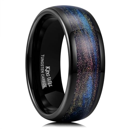 Alliance en carbure de tungstène style moderne homme bague mariage