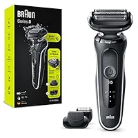 Braun Serie 5 Rasoio Elettrico Barba Accessorio Regolabarba Incluso, Con Lame Flessibili, Tecnologia...