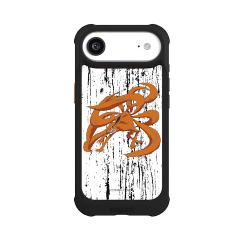 Coque iPhone Air antichoc MagSafe NIVOmax noire Naruto Kurama