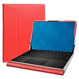 Alapmk Spécialement Protection Housses pour 13.4' Dell XPS 13 9300 Series Laptop[Pas Compatible avec XPS 13 7390 9380 9370 9360 9350/XPS 13 2-in-1 9365 7390],Rouge