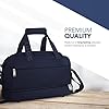 Hand Cabin Bag Polyester Travel Bag 40 X 20 X 25 Cm Suitable Hand Luggage For Worldwide Airlines Lockable Zipper Quick Access Zip Pocket With Adjustable Shoulder Strap And Handle Navy