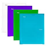 Five Star 2 Pocket Folders with Prong Fasteners, Folders with Pockets, Customizable Cover, Plastic,...