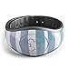 Design Skinz Purple to Green Watercolor Ombre Stripes Premium Vinyl Decal Wrap Cover for The Disney MagicBand+ (Fits MagicBand+ for Disney Parks)