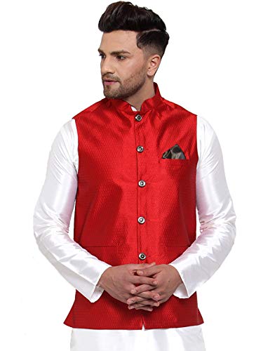 Image of Jompers Men's Geometric Print Waistcoats /Nehru jeckets.