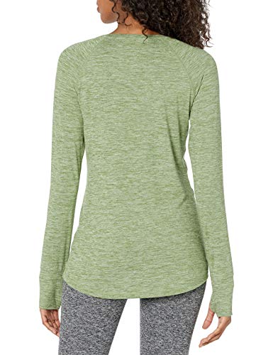 Image of Amazon Essentials Womens Brushed Tech Stretch Long-Sleeve Crewneck Shirt (Available in Plus Size)