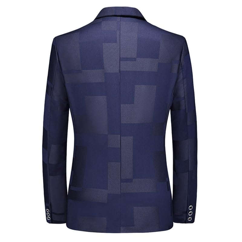 Casual Blazers Mens Plaid Suit Tuxedo Suits Blazers Jacket Dinner Suit Prom Wedding Dress Coat Western Sport Coats2