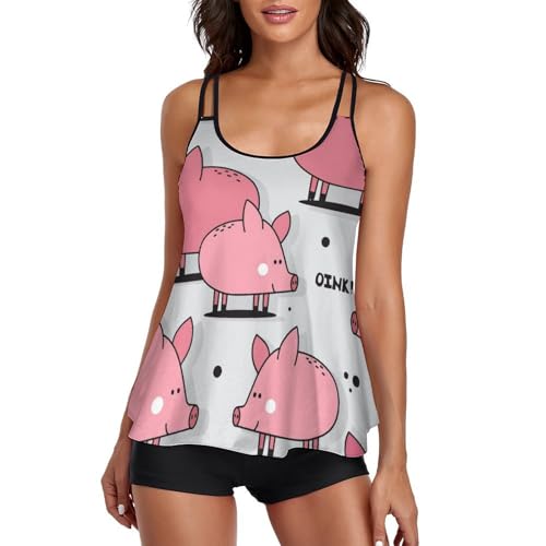 Tankini femme avec short de garçon pour vos activités aquatiques et journées détente à la plage