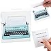 popnotes amusement nouveauté notes autocollantes bloc-notes école bureau à domicile fournitures mémo pad cadeau - machine à écrire