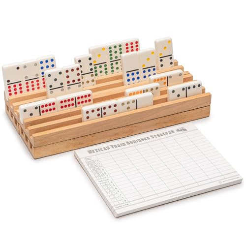 Bundle de Domino con 4 Racks y Bloc de Puntuación