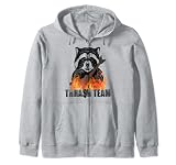 Thrash Team Funny Raccoon - Guitarra de metal pesado Sudadera con Capucha