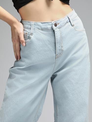Image of HIGH Star Women's Straight Fit Mid Rise Jeans