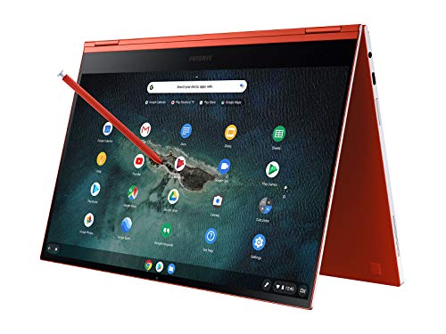 Samsung 13.3" Galaxy Chromebook Laptop Computer W/ 256Gb Storage, 8Gb Ram, 4K Amoled Touchscreen Display, Hd Intel Core I-5 Processor, Ultra Slim, Us Warranty, Fiesta Red #TOP5