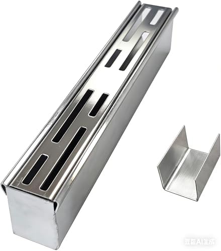 Pool Deck Drain Channel Accessories, End Cap with 1 Connectors for 1.25'' Wide mounleve Pool Drains/Mini Water Drainage Channel/Non Deep Patio Drain image 5