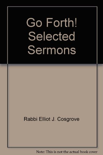 Go Forth! Selected Sermons 0982508425 Book Cover