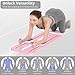 JANUA Pilates Board Reformer Set, 5 in 1 Multi-Purpose Foldable Pilates Sliding Board for Home, Pink