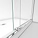 DreamLine Essence 56-60 in. W x 76 in. H Frameless Bypass Shower Door in Chrome, SHDR-6360760-01