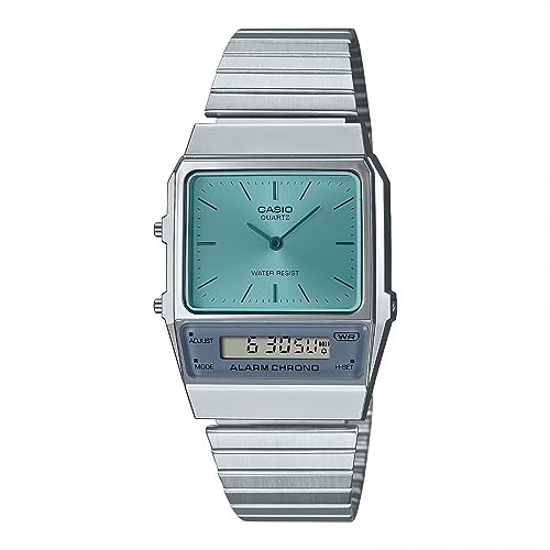 Montre Casio AQ-800EC-2AEF femme réglable en acier fin et cadran bleu