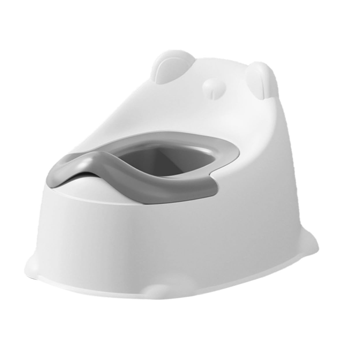 Orinal de Entrenamiento Portátil para Pequeños, Plástico Plata
