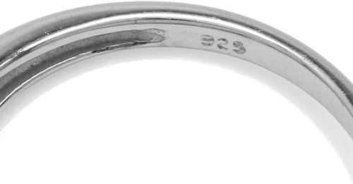Miniatura 4 de Silvershake Anillo solitario de plata de ley 925 con nudo celta triquetra genuina