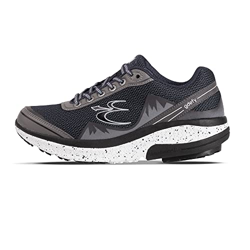 G-defy Mighty Walk Men's Shoes | The only Solution for Pain from Walking | Running | Prolong Standing | Arch Support | Diabetic Shoes| A5500 | Wide Shoes | Orthopedic | Free Custom Orthotic Grey - Thumbnail 3