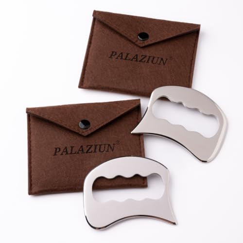 Massageador Manual Placa Guasha P/Raspagem Drenagem Liberação Miofascial Muscular Pescoço Braços Per