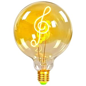 TIANFAN Vintage Gloeilampen Ledlamp 4Watts Dimbare Muziek Decoratieve Gloeilampen 220 / 240V E27 Tafellamp Gloeilamp